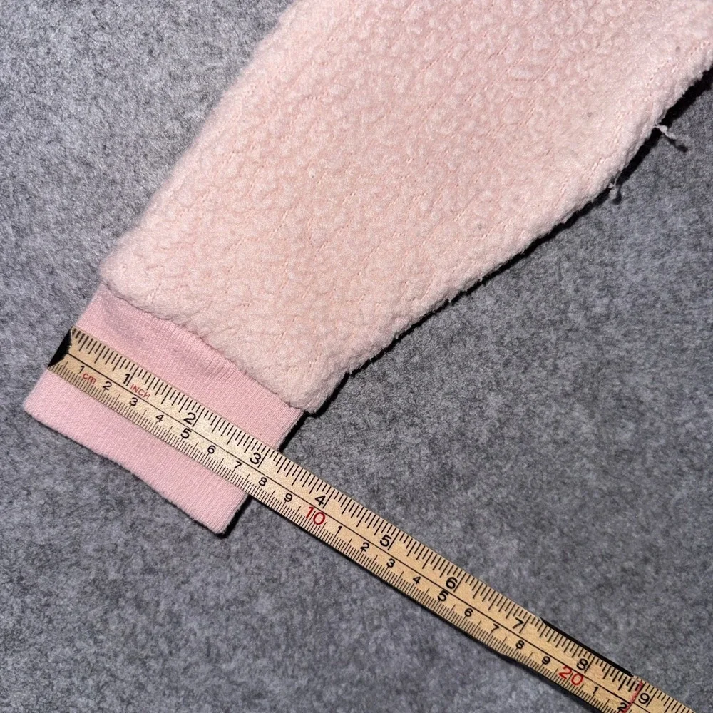 Patagonia Baby Retro Pile Fleece Jacket 2T Pink Hooded Snap Button Up